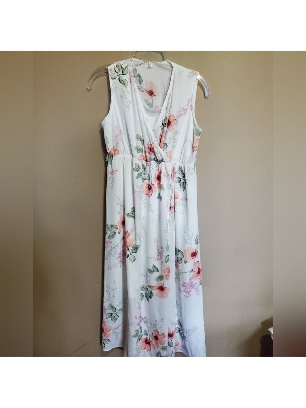 Floral wrap dress size medium